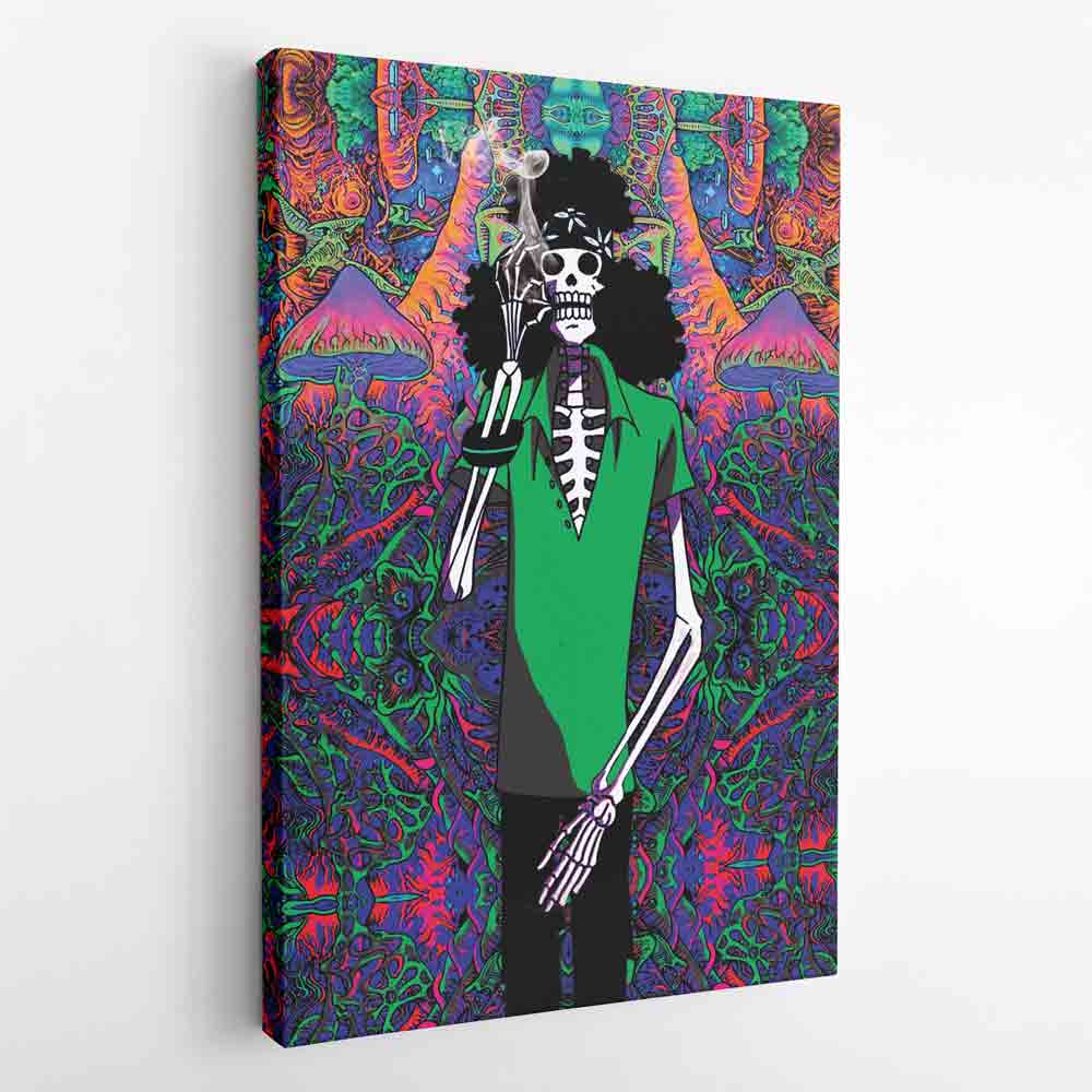 Morukai "Trippy Hippie Trip Brook One Piece Canvas Print Wall Art