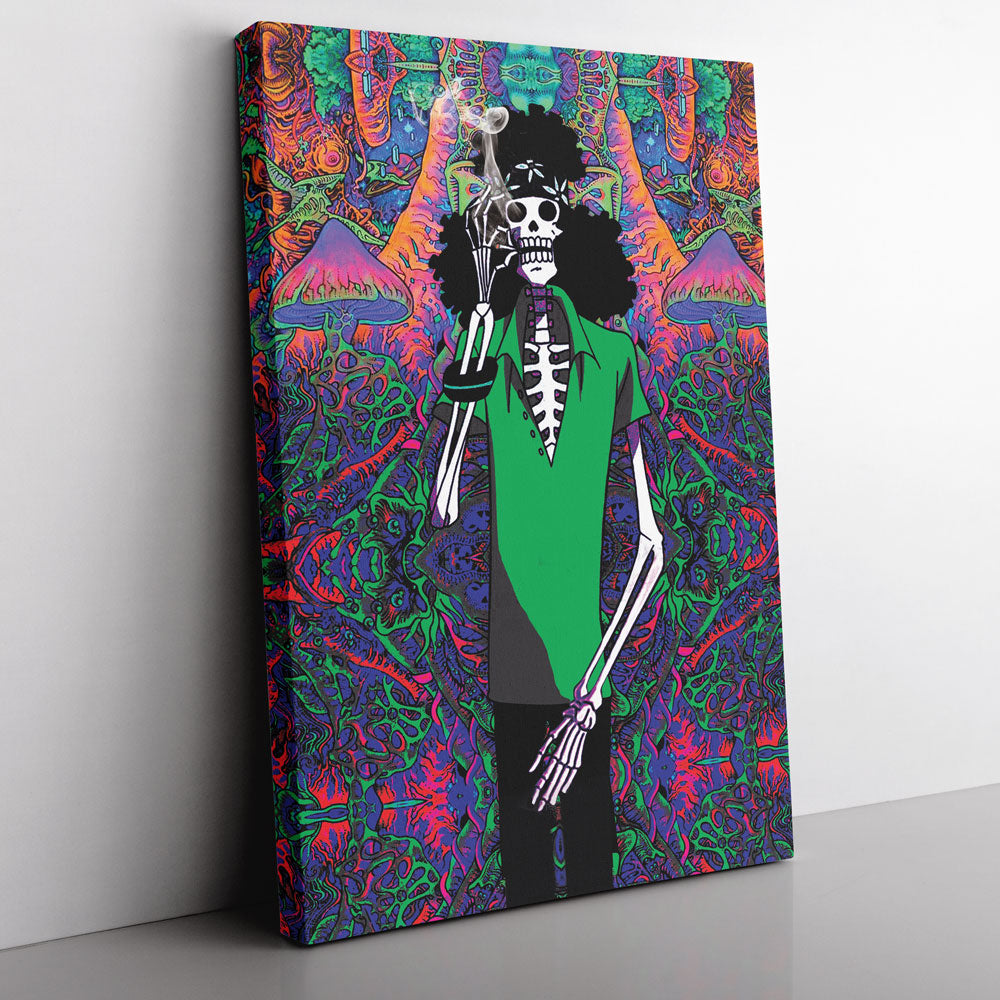 Morukai "Trippy Hippie Trip Brook One Piece Canvas Print Wall Art
