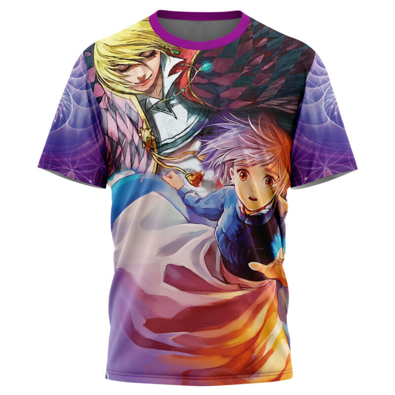 Morukai "Trippy Howls Moving Castle Studio Ghibli T-Shirt