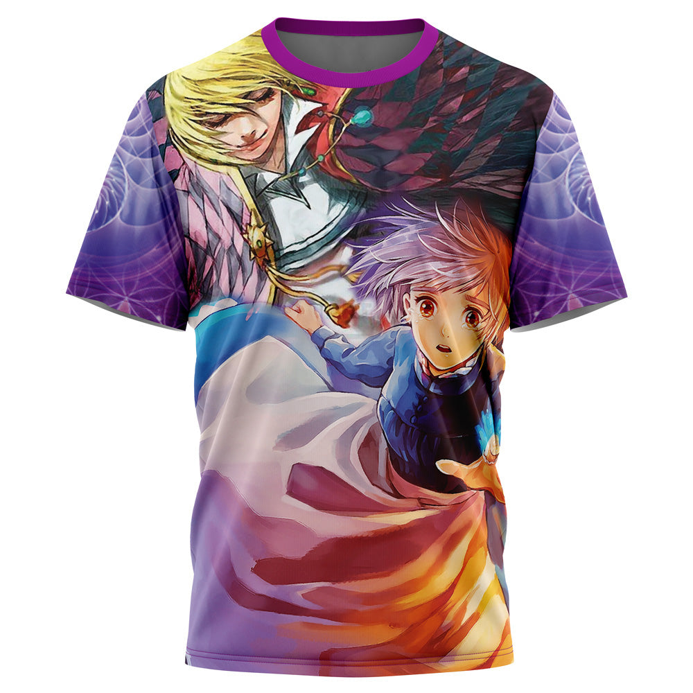 Morukai "Trippy Howls Moving Castle Studio Ghibli T-Shirt