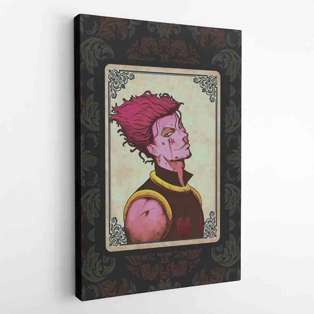 Morukai "Trippy Hypnotic Eye Hisoka Hunter X Hunter Canvas Print Wall Art
