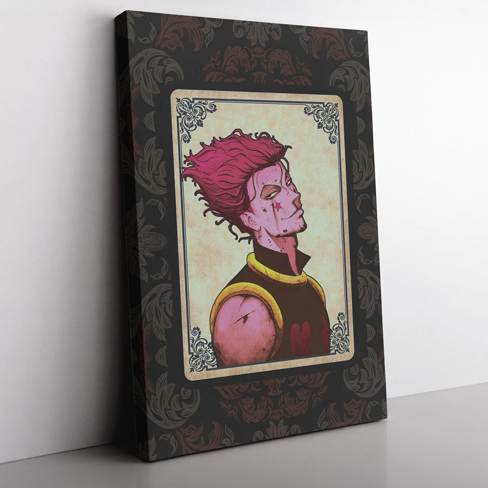 Morukai "Trippy Hypnotic Eye Hisoka Hunter X Hunter Canvas Print Wall Art