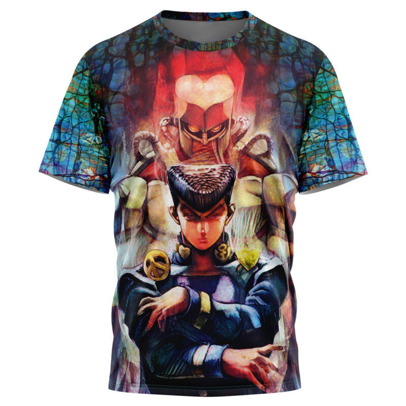 Morukai "Trippy Josuke Higashikata Crazy Diamond" Jojo's Bizarre Adventure AOP T-Shirt