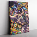Morukai "Trippy Jotaro Kujo JoJo's Bizarre Adventure Canvas Print Wall Art
