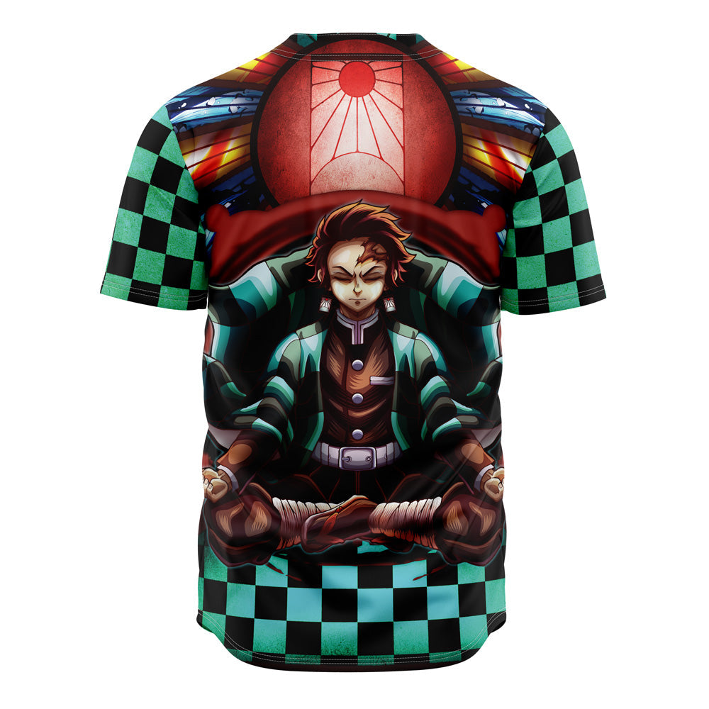 Morukai "Trippy Tanjiro Kamado" Demon Slayer: Kimetsu no Yaiba Baseball Jersey