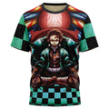 Morukai "Trippy Tanjiro Kamado" Demon Slayer: Kimetsu no Yaiba AOP T-Shirt