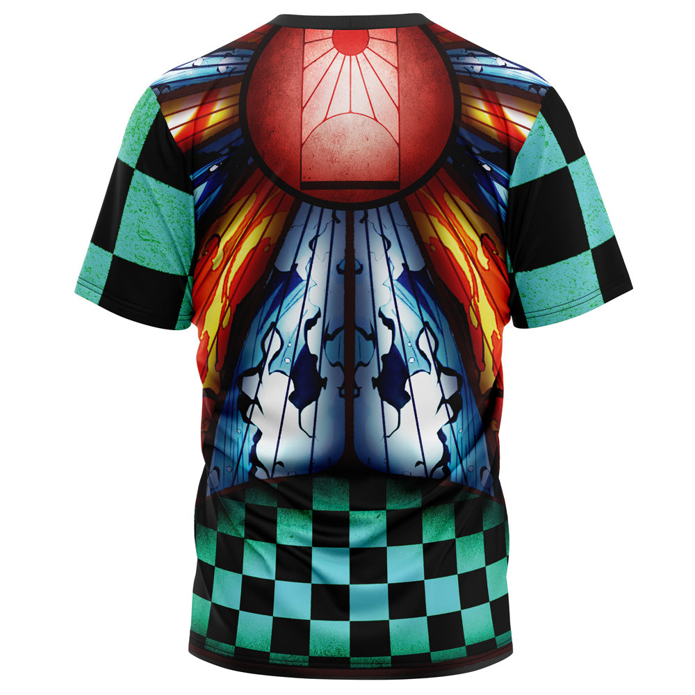Morukai "Trippy Tanjiro Kamado" Demon Slayer: Kimetsu no Yaiba AOP T-Shirt