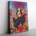Morukai "Trippy Kirishima Red Riot My Hero Academia Canvas Print Wall Art