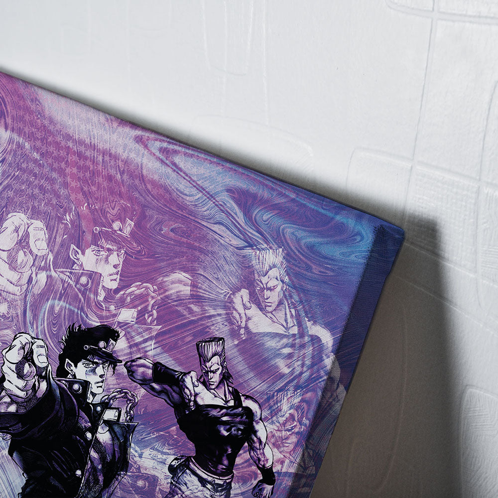Morukai "Trippy Lucid Stardust Crusaders Jojo's Bizarre Adventure Canvas Print Wall Art
