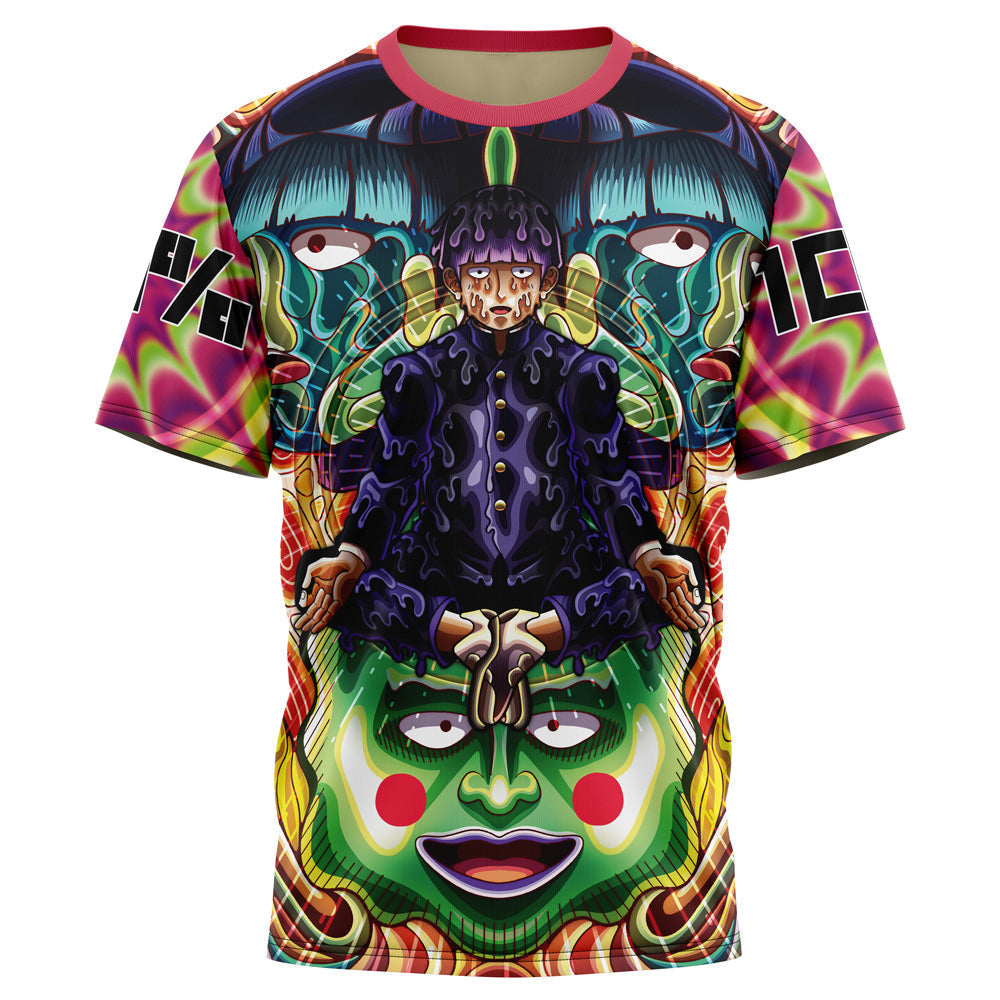Morukai "Trippy Meditating Shigeo Kageyama Mob Psycho 100 T-Shirt
