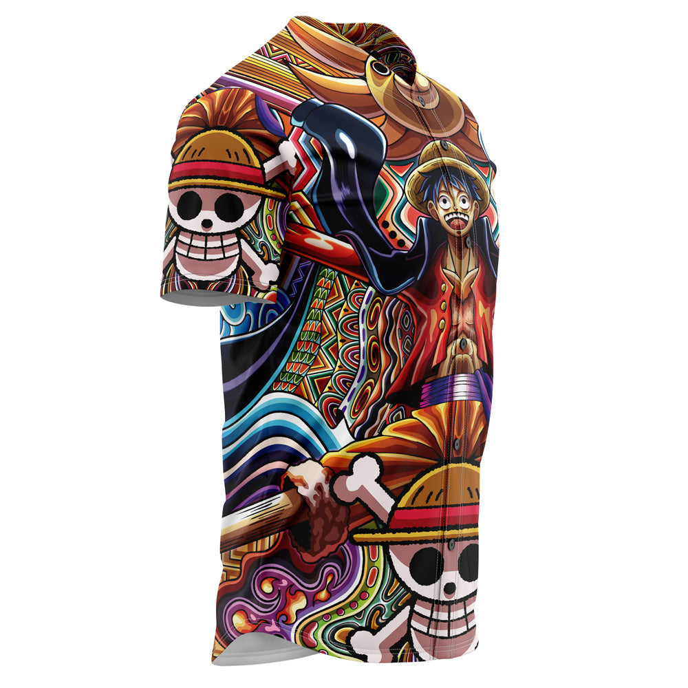 Morukai "Trippy Monkey D. Luffy One Piece Baseball Jersey