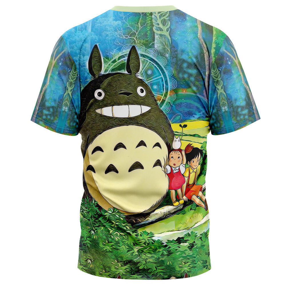 Morukai "Trippy My Neighbor Totoro Studio Ghibli T-Shirt