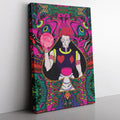 Morukai "Trippy Mystic Faces Hisoka Hunter X Hunter Canvas Print Wall Art