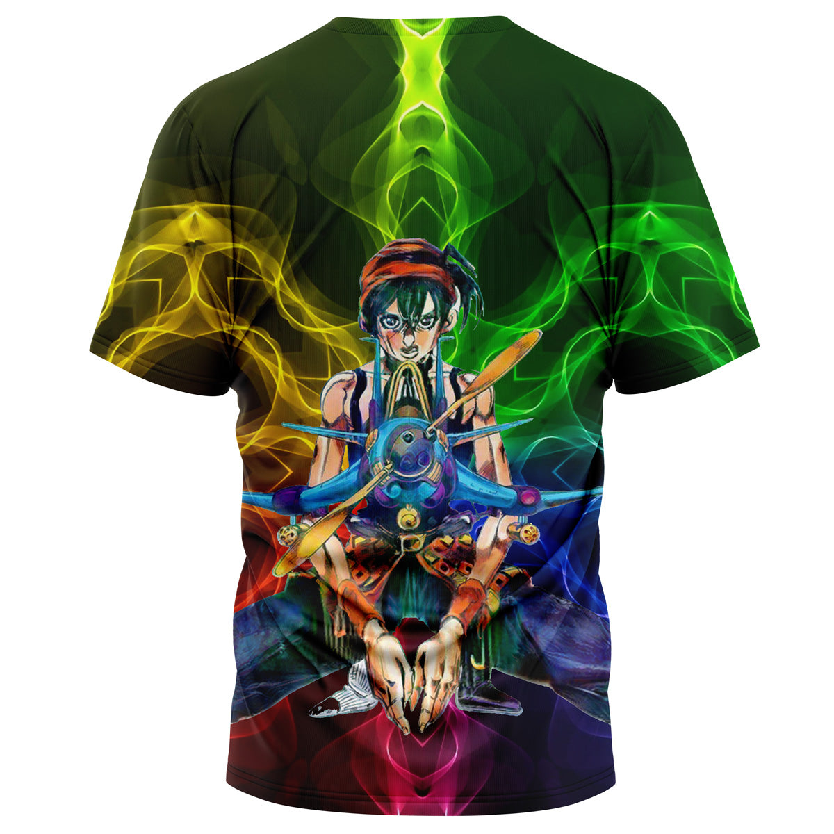 Morukai "Trippy Narancia Ghirga Lil Bomber" Jojo's Bizarre Adventure AOP T-Shirt
