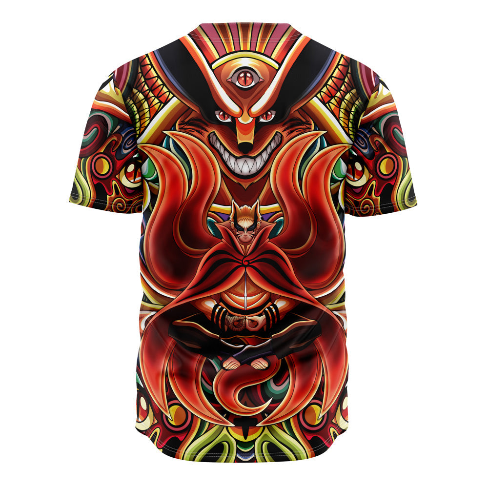 Morukai "Trippy Naruto Baryon Mode Boruto Baseball Jersey