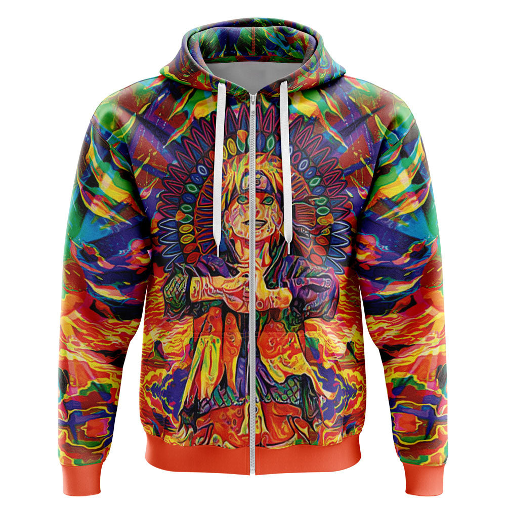 Morukai "Trippy Naruto Streetwear Zip Hoodie Jacket