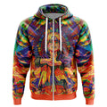 Morukai "Trippy Naruto Streetwear Zip Hoodie Jacket