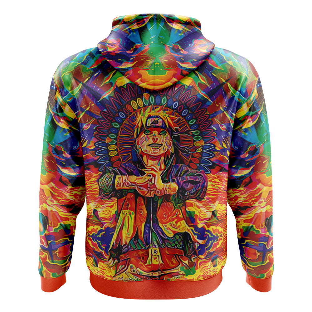 Morukai "Trippy Naruto Streetwear Zip Hoodie Jacket