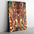 Morukai "Trippy Natsu Dragneel x Igneel Fairy Tail Canvas Print Wall Art