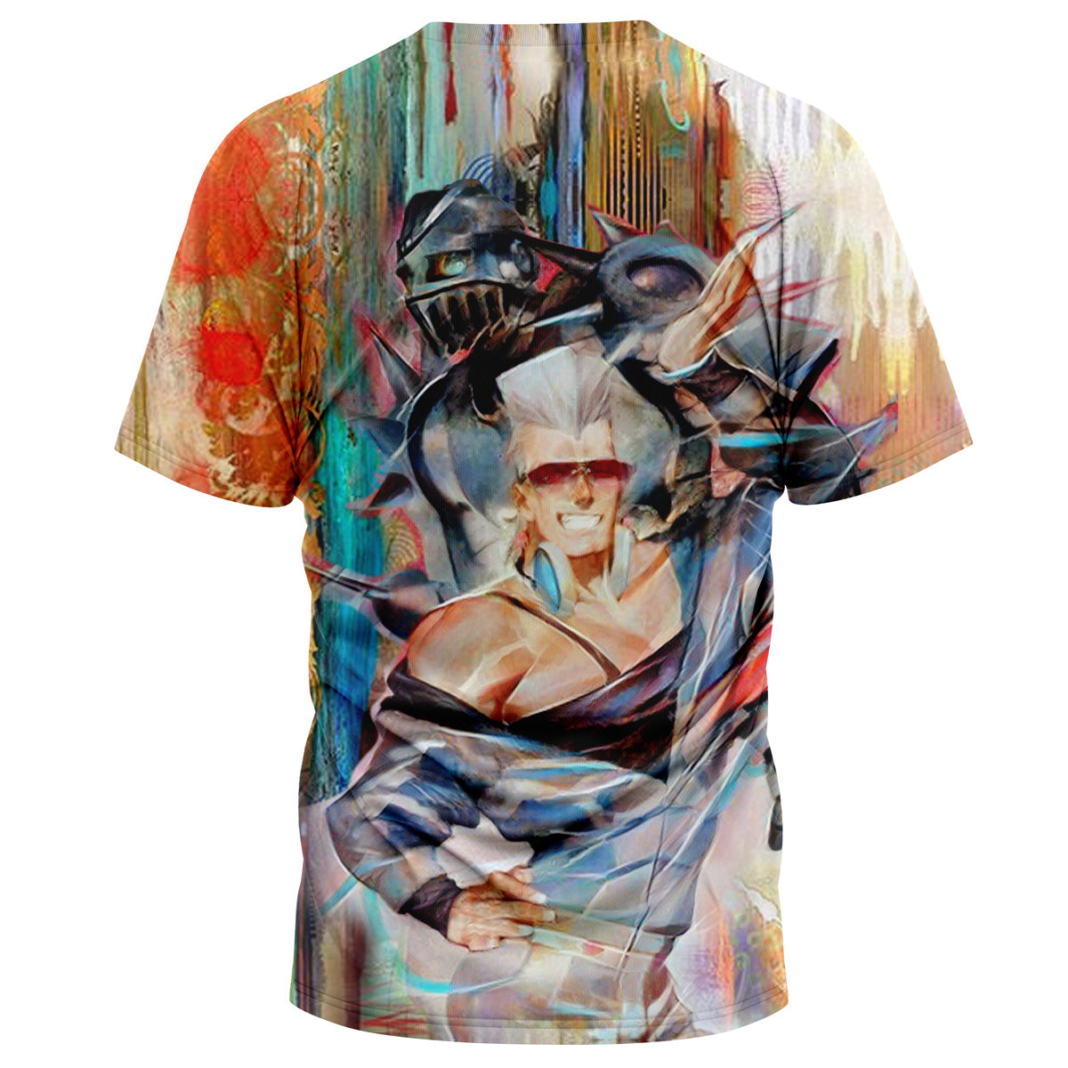 Morukai "Trippy Jean Pierre Polnareff Silver Chariot" Jojo's Bizarre Adventure AOP T-Shirt