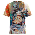 Morukai "Trippy Jean Pierre Polnareff Silver Chariot" Jojo's Bizarre Adventure AOP T-Shirt