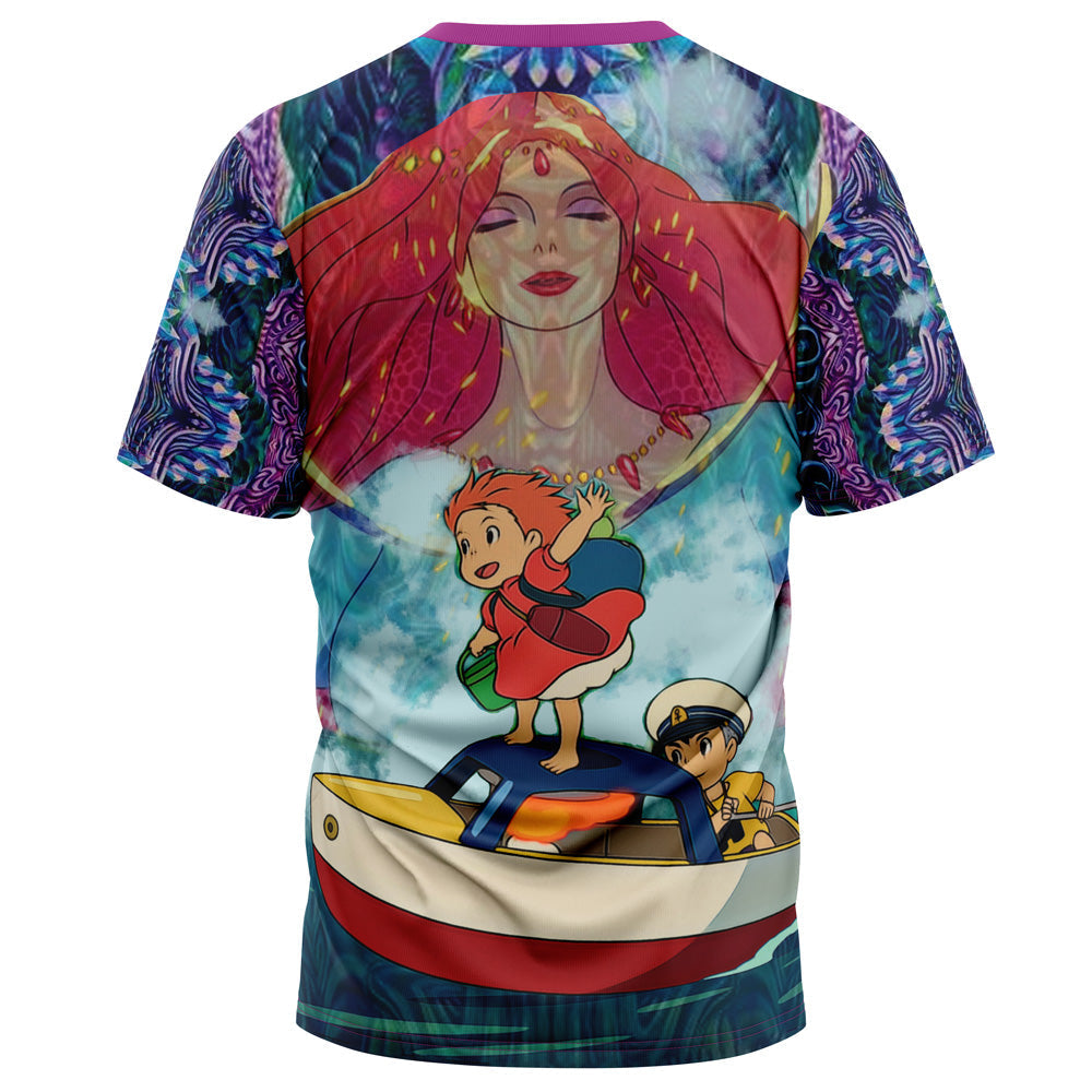 Morukai "Trippy The Goldfish Girl" Ponyo AOP T-Shirt
