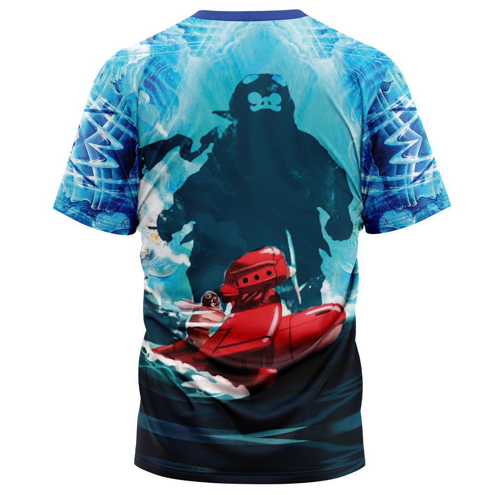Morukai "Trippy Marco Pagott" Porco Rosso AOP T-Shirt