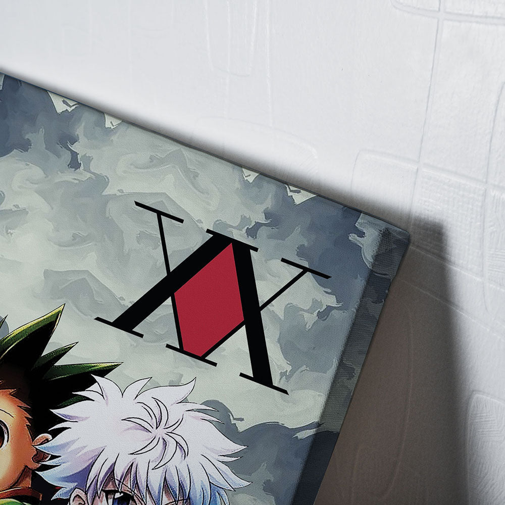 Morukai "Trippy Power Duo Gon & Killua Hunter X Hunter Canvas Print Wall Art