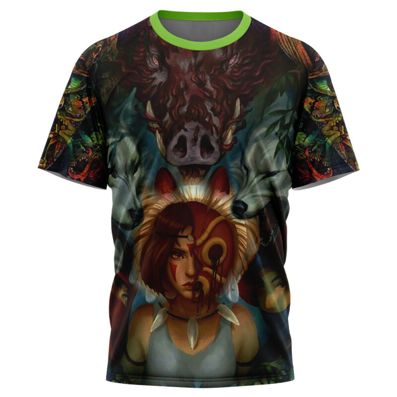 Morukai "Trippy San" Princess Mononoke AOP T-Shirt
