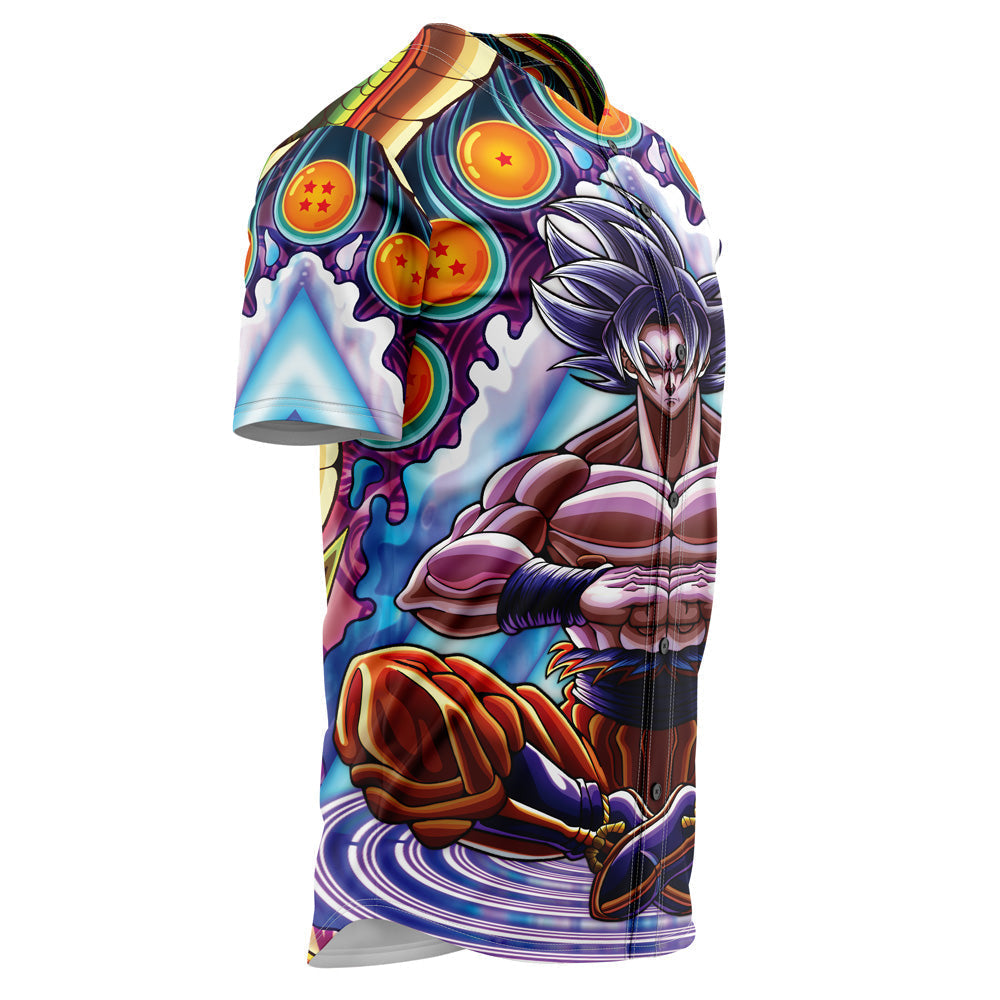 Morukai "Trippy Ultra Instinct Goku Dragon Ball Super Baseball Jersey