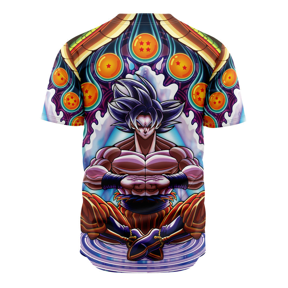 Morukai "Trippy Ultra Instinct Goku Dragon Ball Super Baseball Jersey
