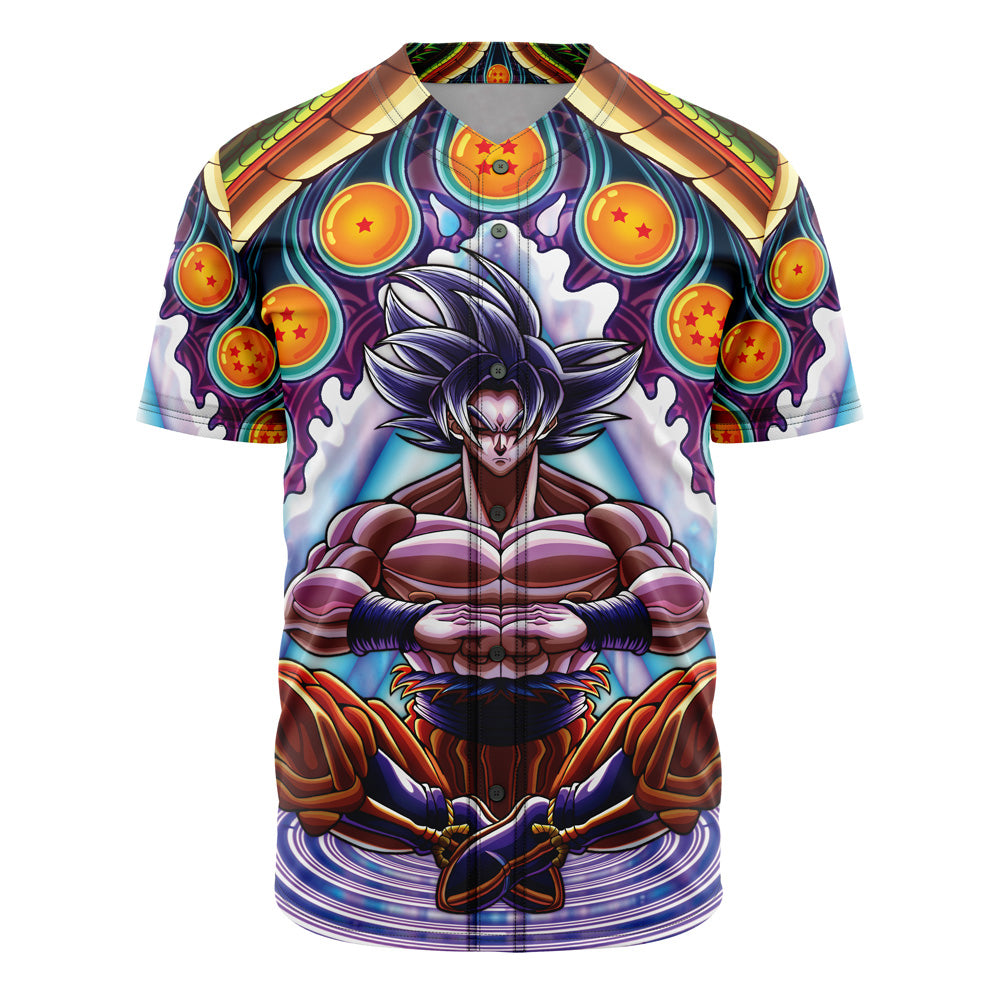 Morukai "Trippy Ultra Instinct Goku Dragon Ball Super Baseball Jersey