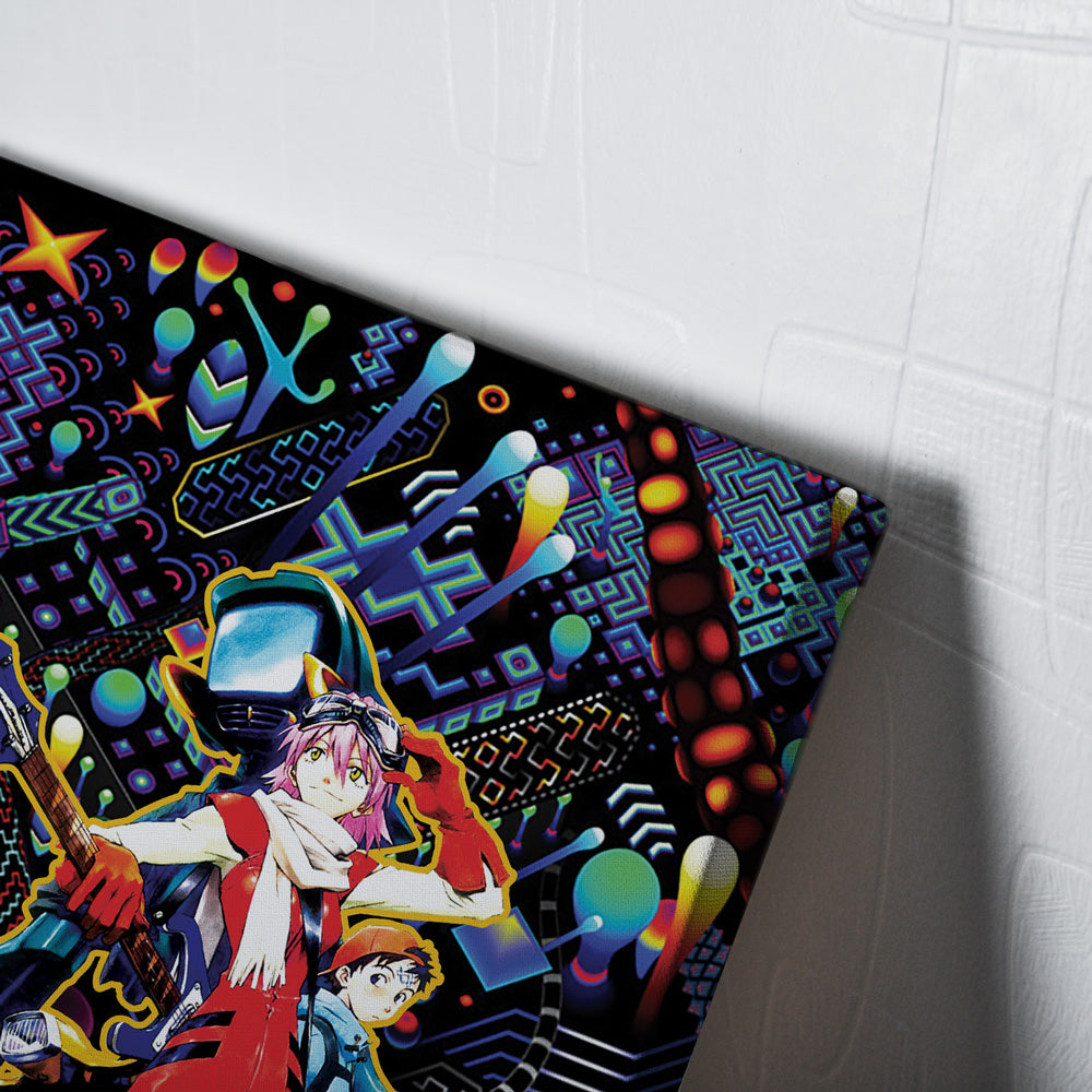 Morukai "Trippy Vibing FLCL Canvas Print Wall Art