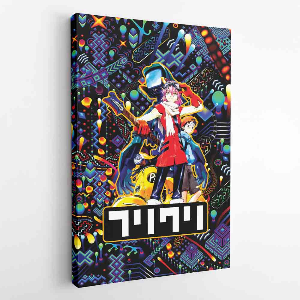 Morukai "Trippy Vibing FLCL Canvas Print Wall Art