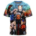Morukai "Trippy Yoshikage Kira Killer Queen" Jojo's Bizarre Adventure AOP T-Shirt