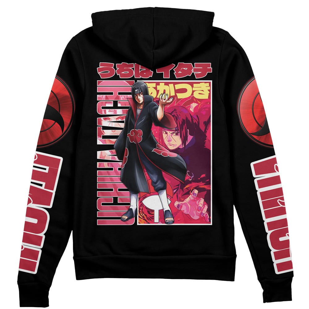 Morukai "Uchiha Itachi Naruto Streetwear Zip Hoodie Jacket