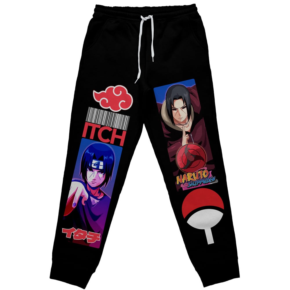 Morukai "Uchiha Itachi V2 Naruto Streetwear Sweatpants