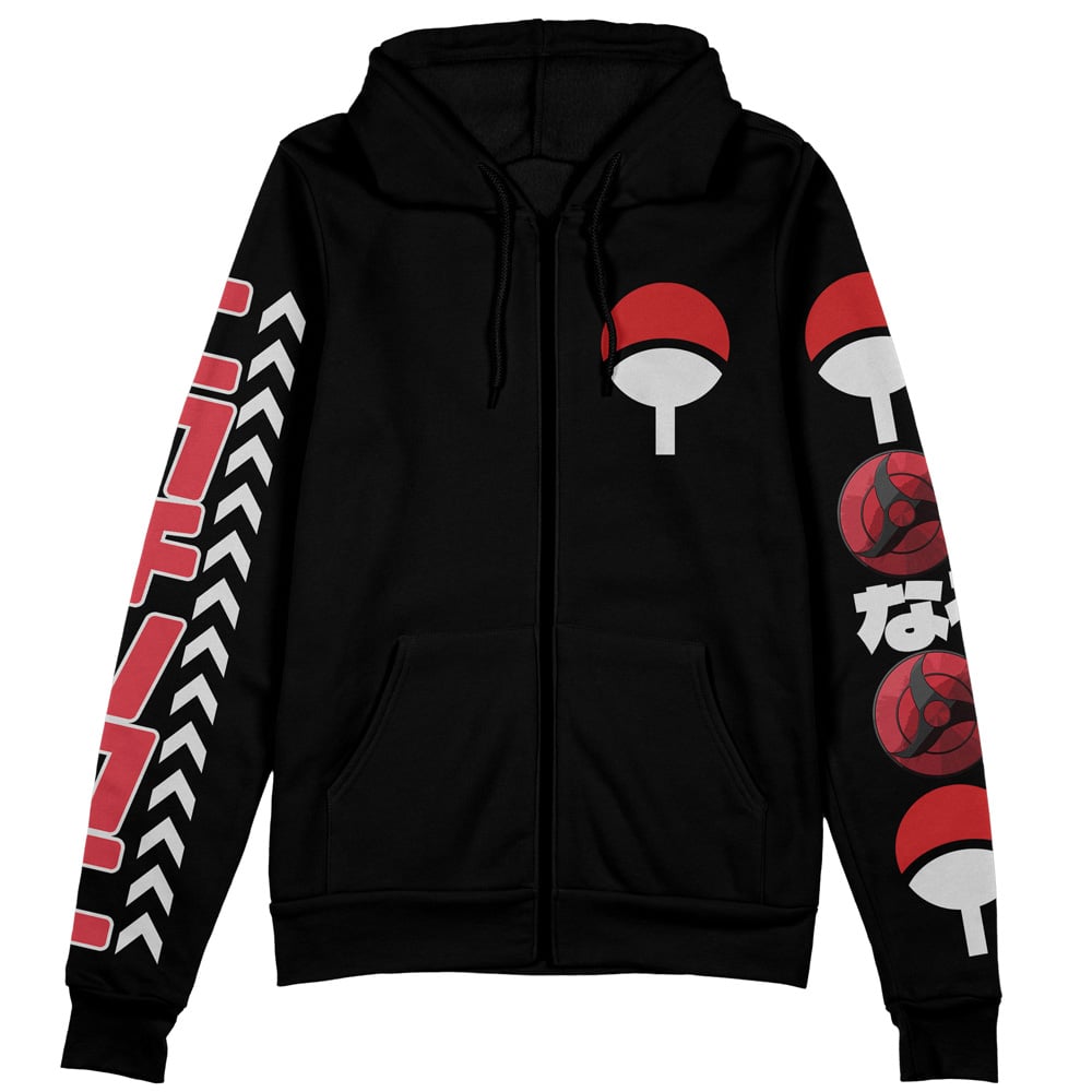 Morukai "Uchiha Itachi V2 Naruto Streetwear Zip Hoodie Jacket