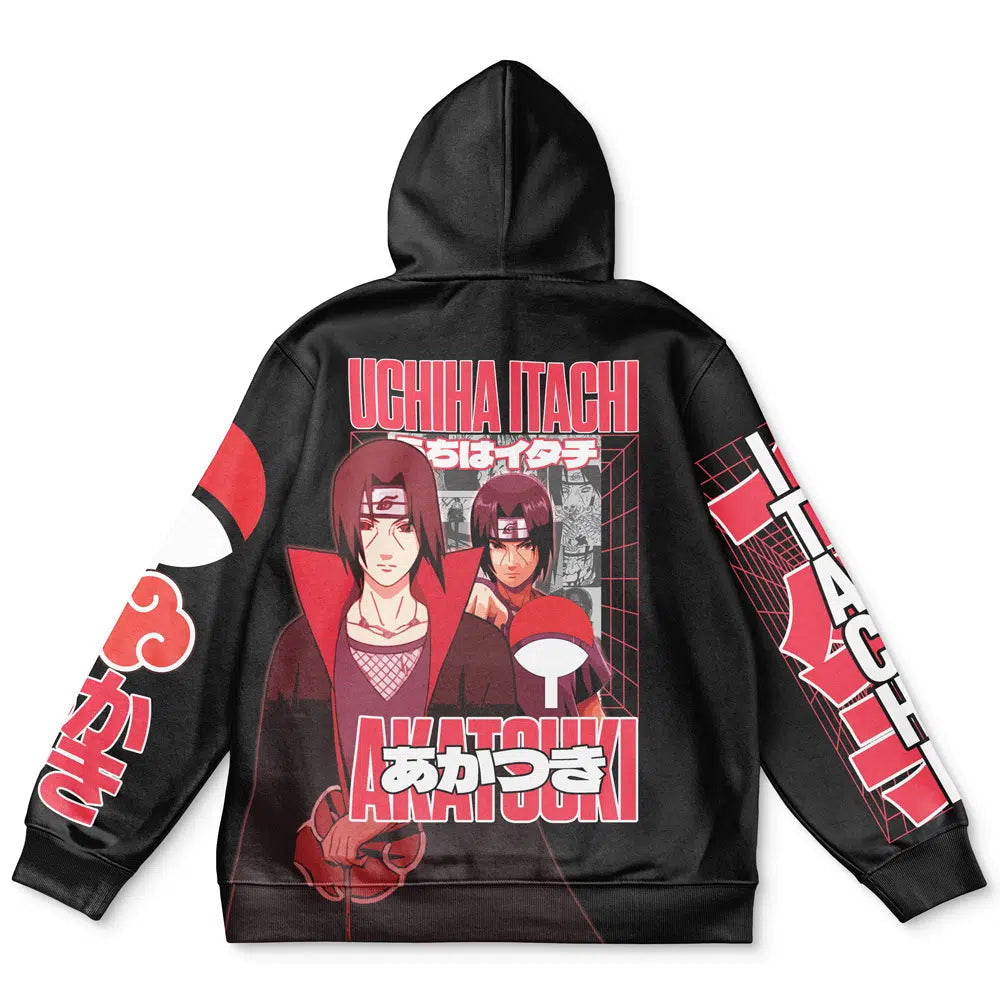 Morukai "Uchiha Itachi Akatsuki" Naruto Streetwear Hoodie