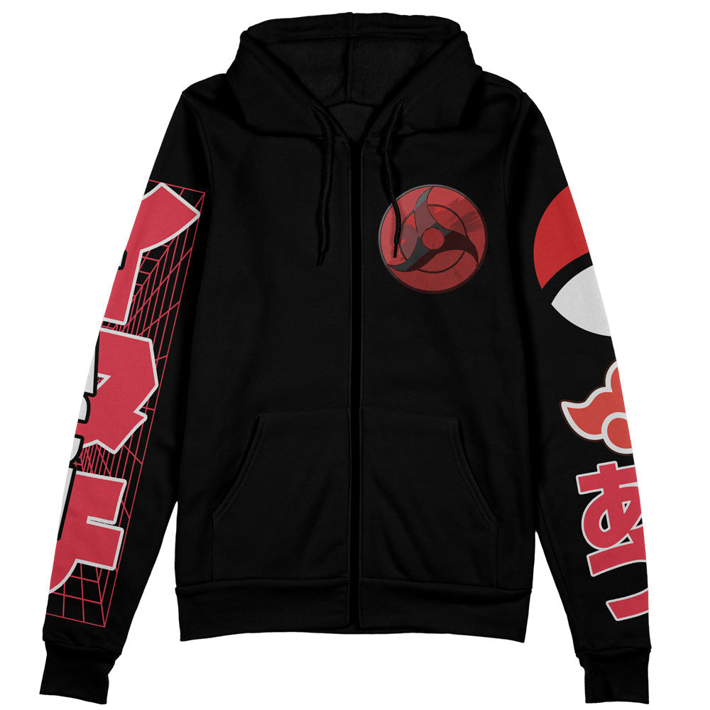 Morukai "Uchiha Itachi V3 Naruto Streetwear Zip Hoodie Jacket