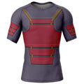 Morukai "Uchiha Madara Naruto Short Sleeve Rash Guard Compression Shirt