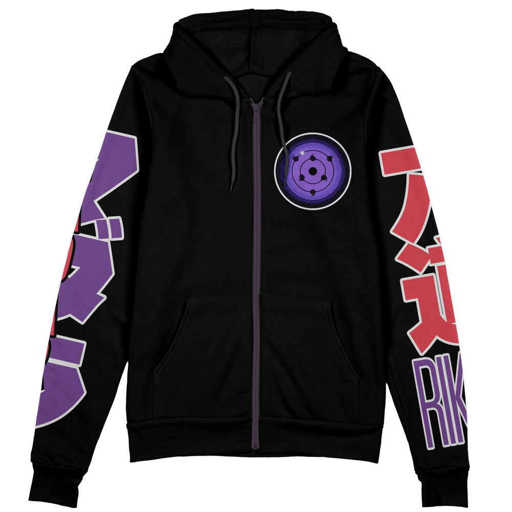 Morukai "Uchiha Madara V2 Naruto Streetwear Zip Hoodie Jacket