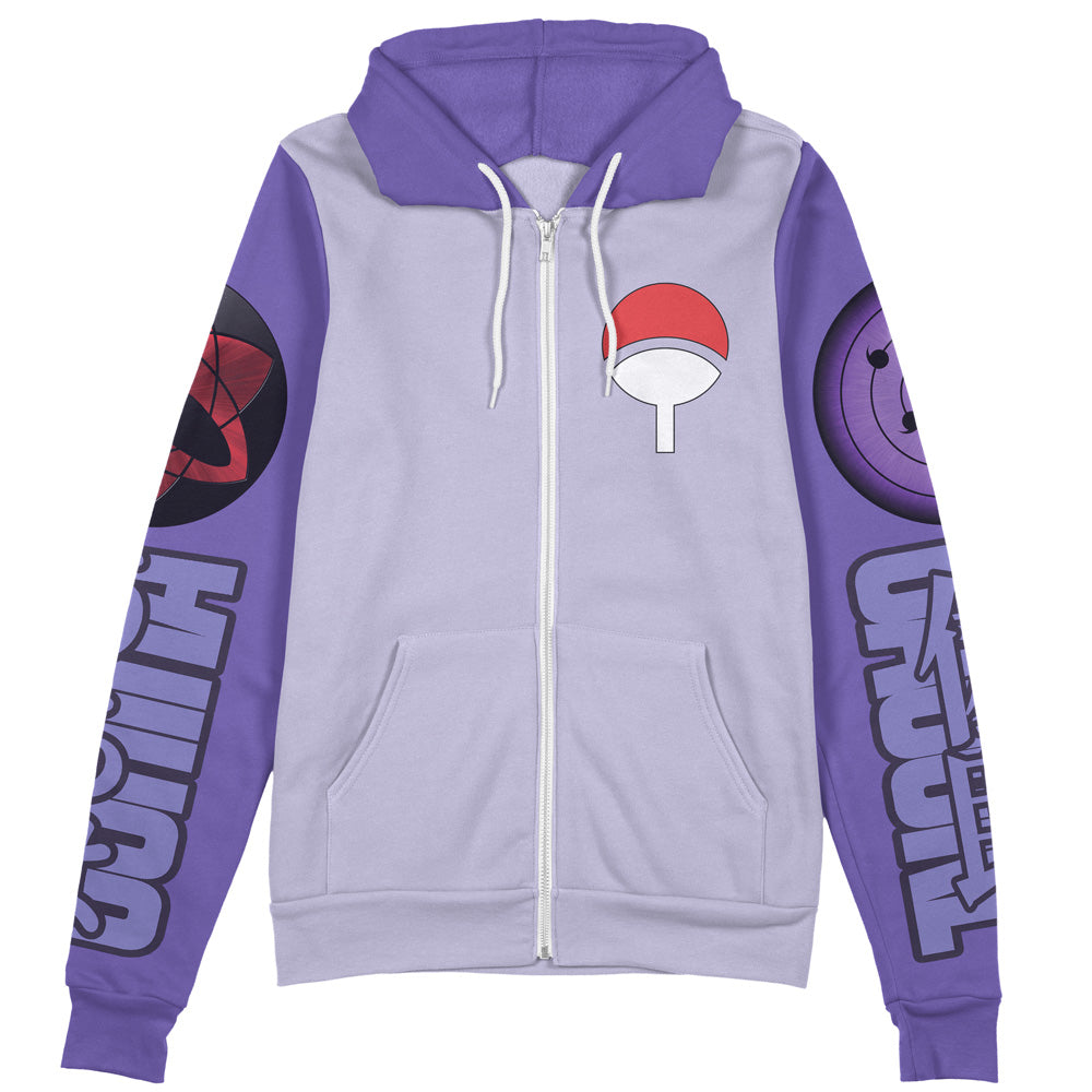Morukai "Sasuke Uchiha" Naruto Streetwear Zip Hoodie Jacket
