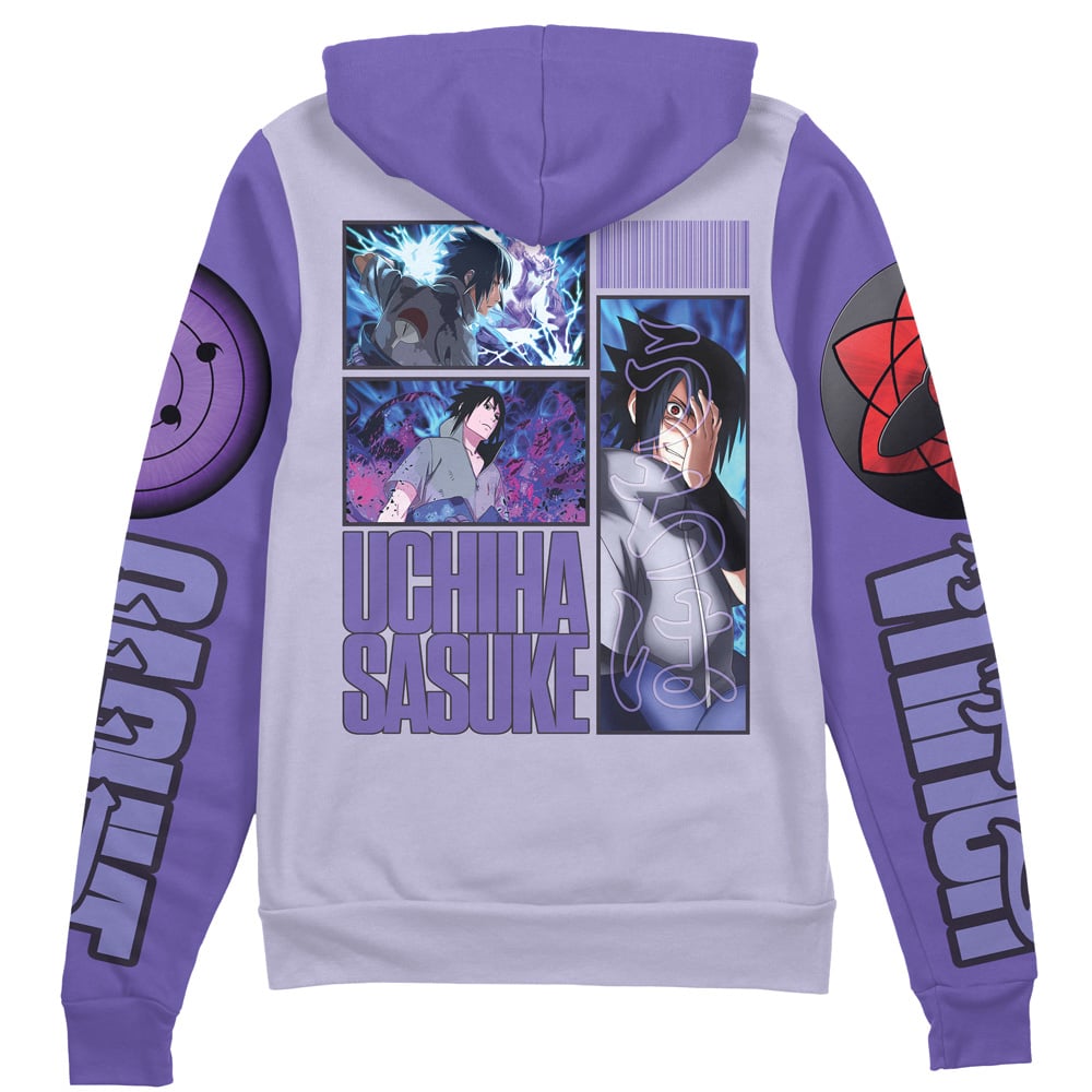 Morukai "Sasuke Uchiha" Naruto Streetwear Zip Hoodie Jacket
