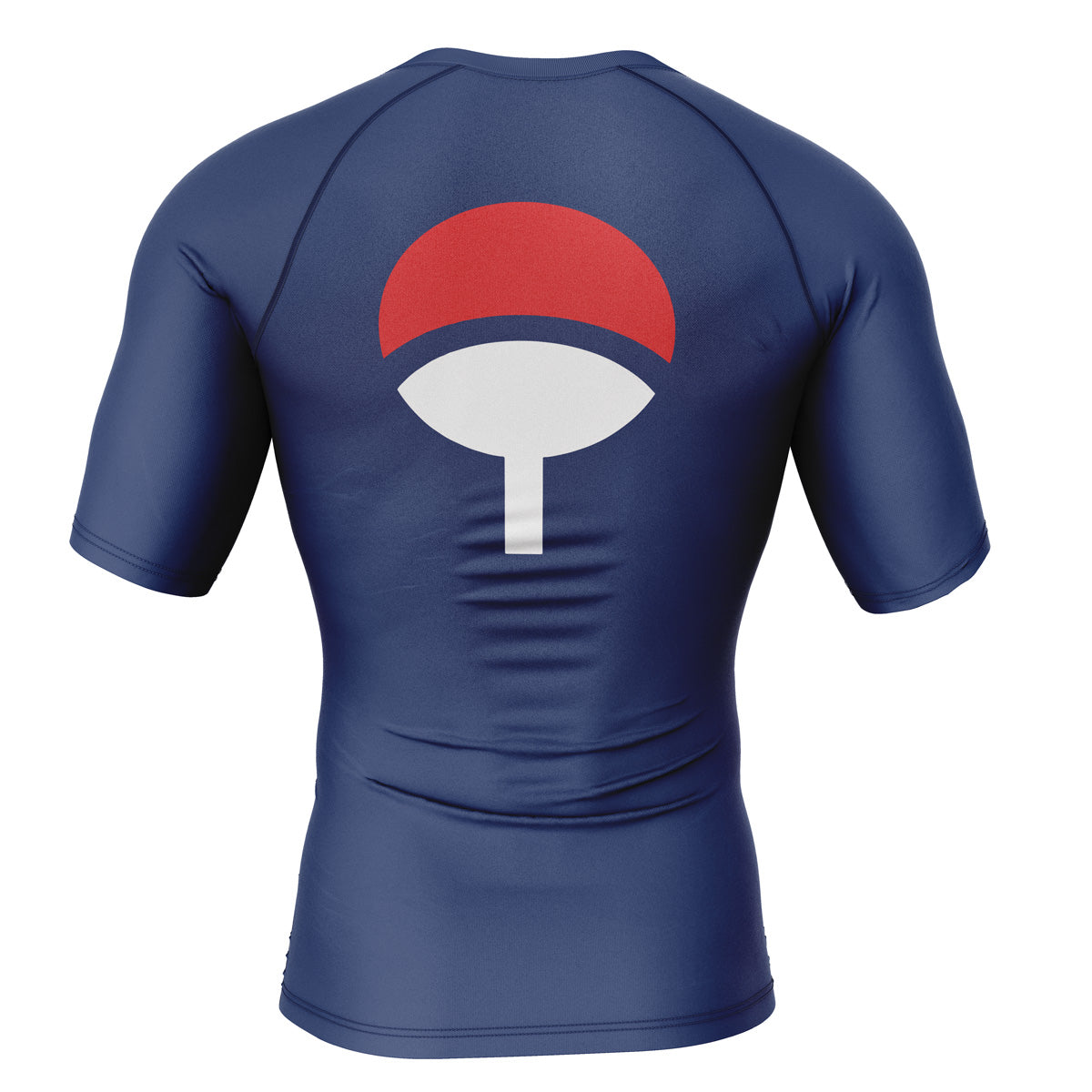 Morukai "Uchiha Symbol Naruto V2 Short Sleeve Rash Guard Compression Shirt