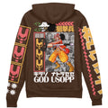 Morukai "Usopp One Piece Streetwear Zip Hoodie Jacket