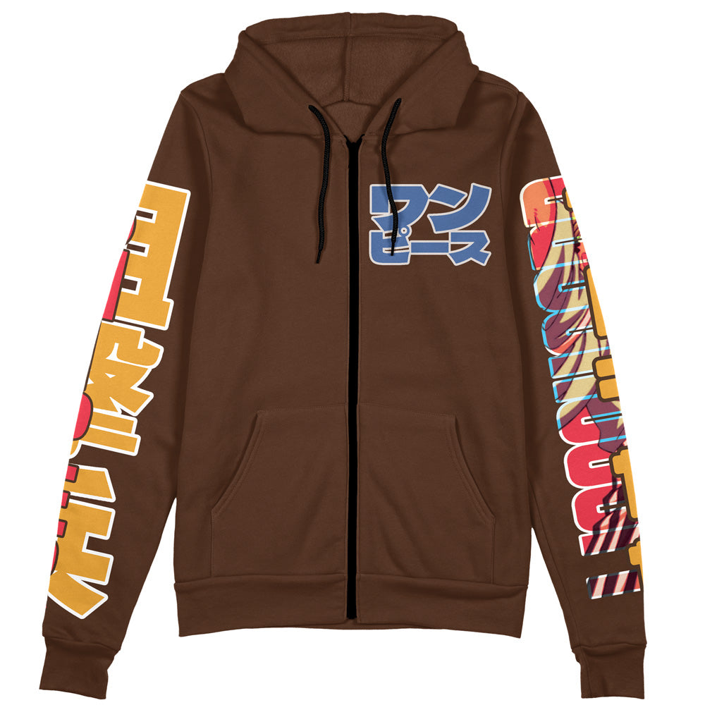 Morukai "Usopp V2 One Piece Streetwear Zip Hoodie Jacket