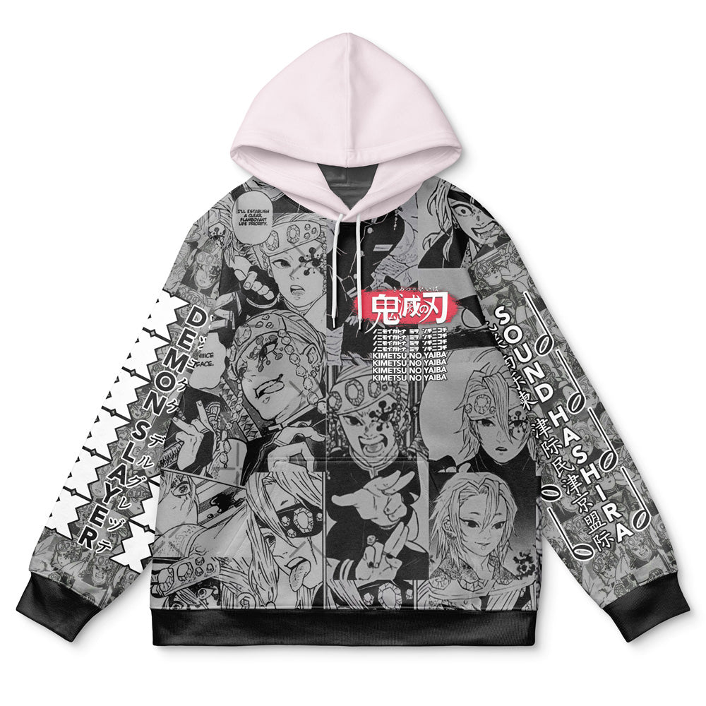 Morukai "Tengen Uzui Sound Pillar" Demon Slayer: Kimetsu no Yaiba Streetwear Hoodie