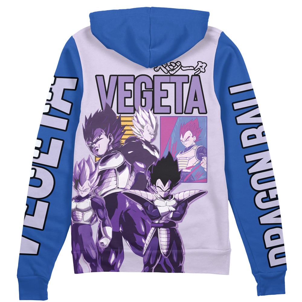 Morukai "Vegeta Dragon Ball Super Streetwear Zip Hoodie Jacket