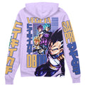 Morukai "Vegeta V3 Dragon Ball Streetwear Zip Hoodie Jacket